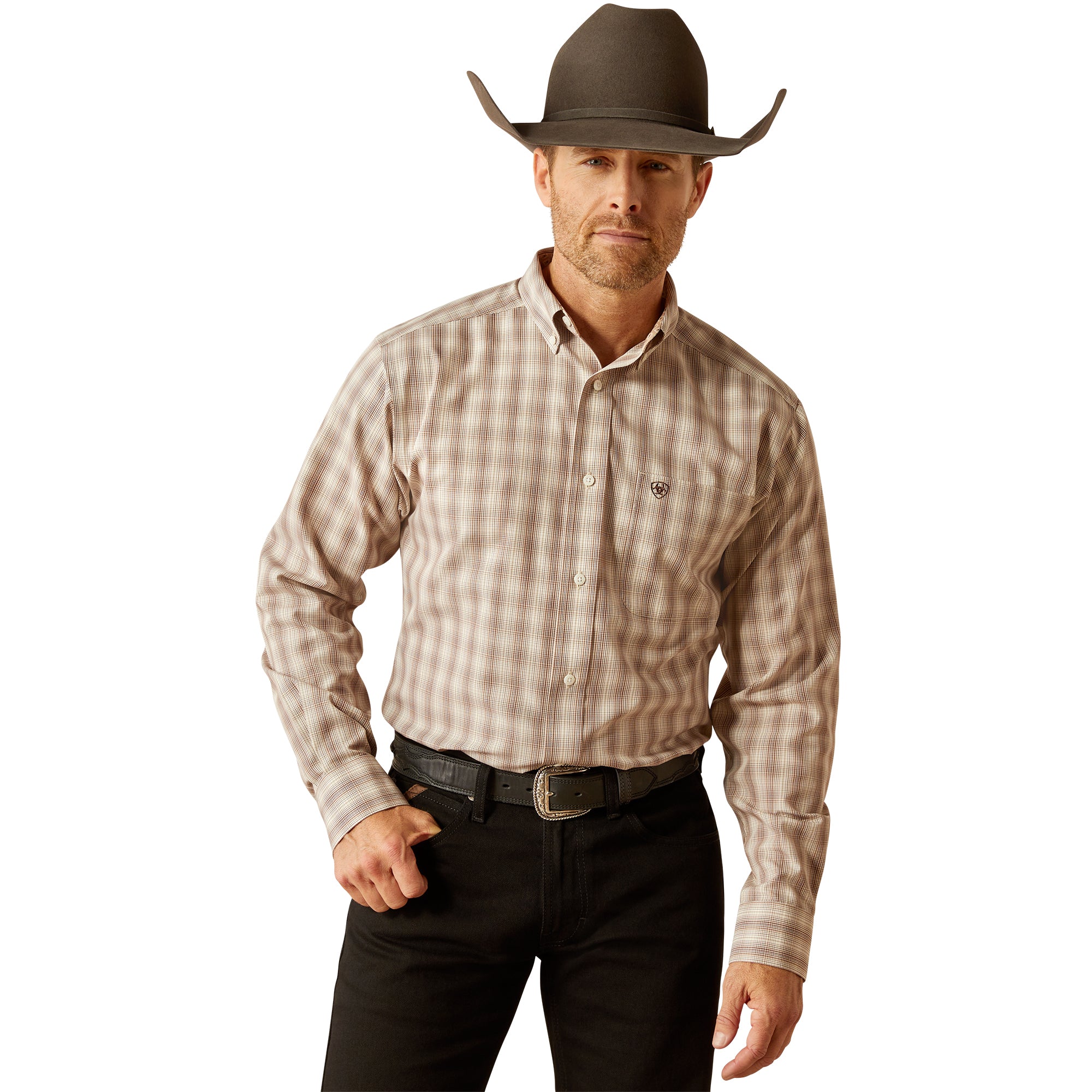 Ariat: Black Wrinkle Free Seth Classic Fit Shirt – La Raza Western Wear