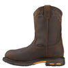 Men's WorkHog Waterproof Composite Toe Work Boots in Oily Distressed Brown, 10001200 Ariat side