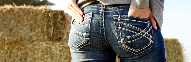 R.E.A.L.™ Mid Rise Stretch Entwined Boot Cut Marine