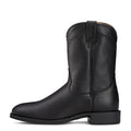 Ariat Men's Roper Boots in black leather - Side