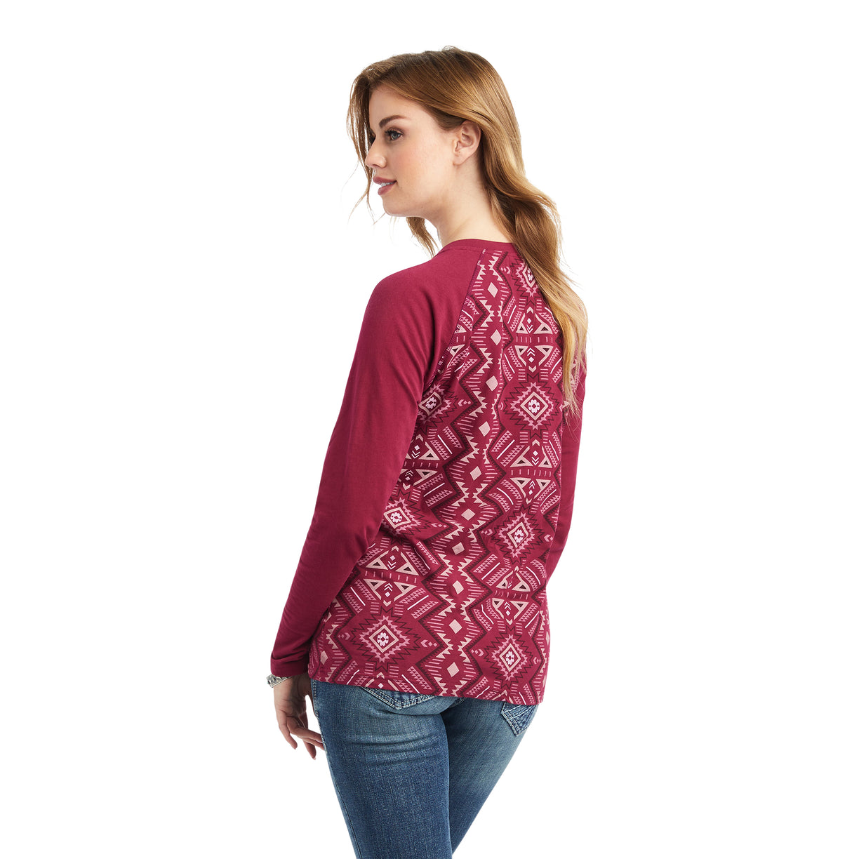 REAL Printed Henley Shirt
