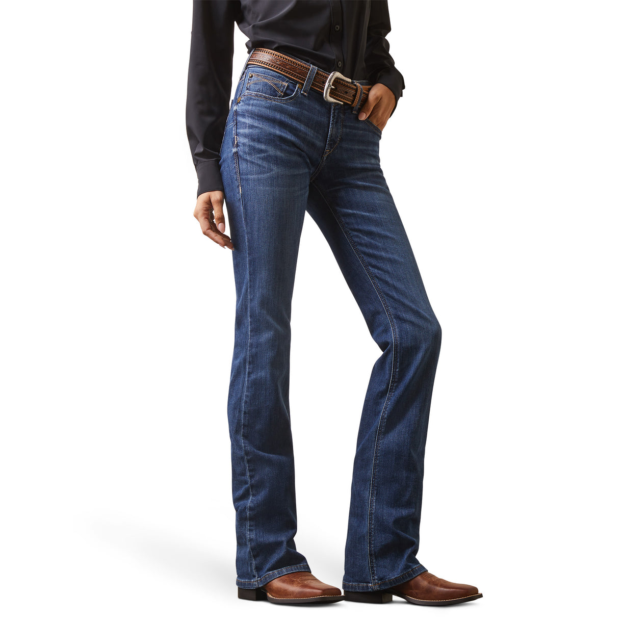 R.E.A.L. Perfect Rise Leila Boot Cut Jeans