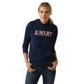 Ariat 3D Logo 2.0 Hoodie in Navy and Red