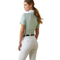 Ariat Women's Aptos Vent Show Shirt in Aqua Foam Colour Back