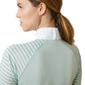 Ariat Women's Aptos Vent Show Shirt in Aqua Foam Colour Detail
