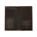 Contrast Stitch Shield Rodeo Wallet