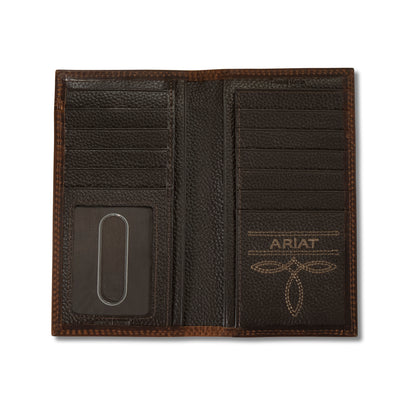 Contrast Stitch Shield Rodeo Wallet