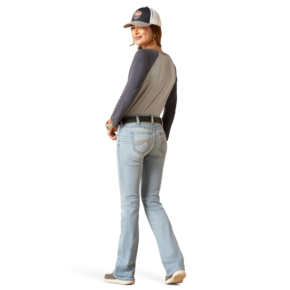 R.E.A.L. Mid Rise Kehlani Boot Cut Jeans