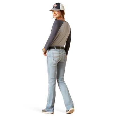 R.E.A.L. Mid Rise Kehlani Boot Cut Jeans