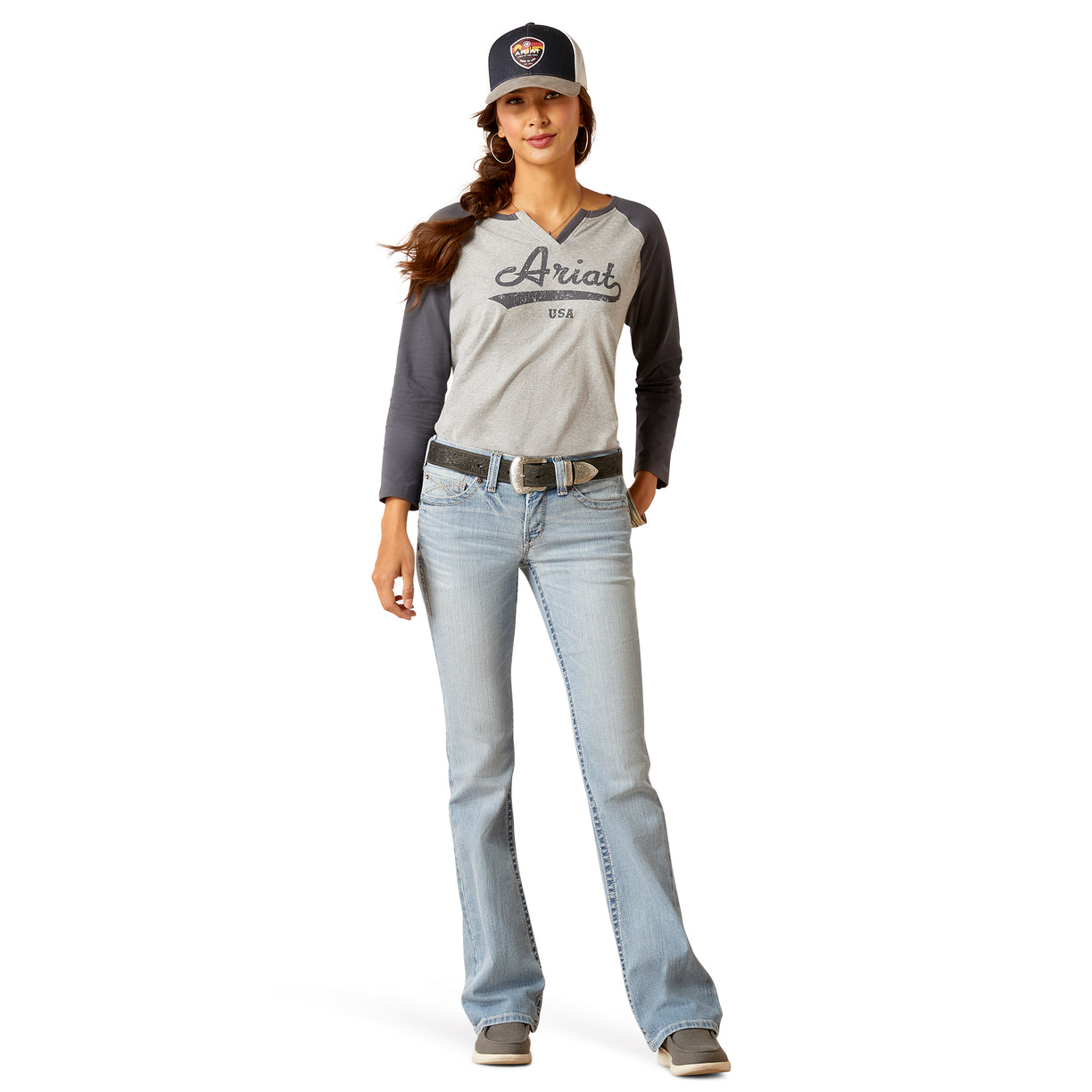 R.E.A.L. Mid Rise Kehlani Boot Cut Jeans