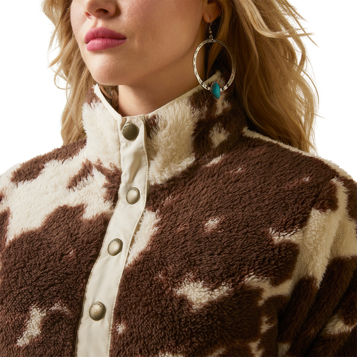 Berber Snap Front Sweatshirt