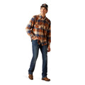 Ariat Men's Haider Retro Fit Shirt in multi-coloured pattern - Full