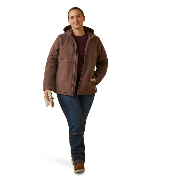 Gilet Termico Imbottito ARIAT Rebar Washed Duracanvas Uomo, Taglia Small, Colore Scricciolo