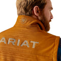 Ariat Men's Logo 2.0 Softshell Vest in brown - Detail