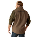 Ariat Men's Logo 2.0 Softshell Vest in brown - Back