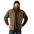 Ariat Men's Logo 2.0 Softshell Vest in brown - Front