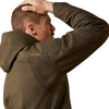 Rebar Stretch Canvas Softshell Hooded Logo Jacket