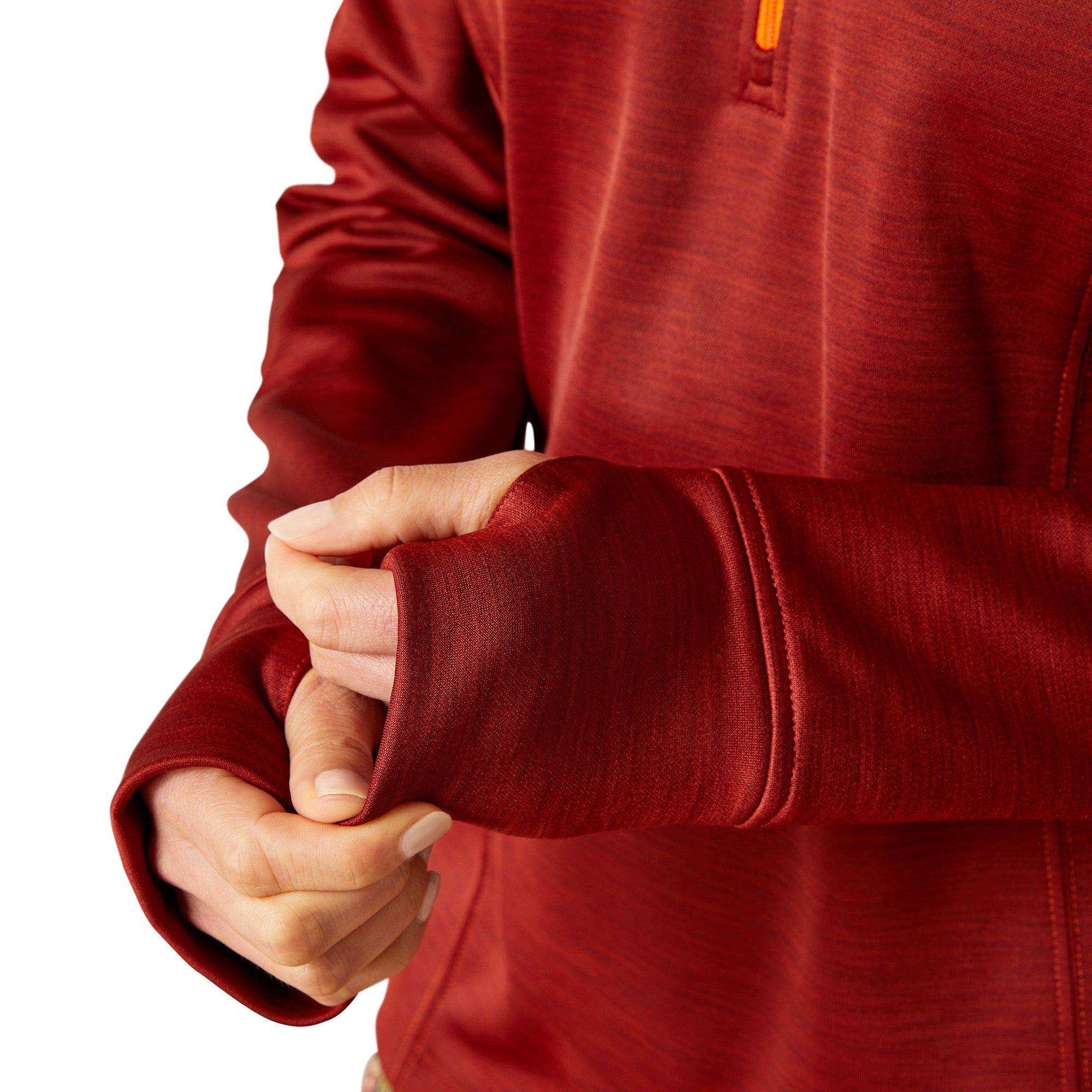 Ariat® Breathe 1/2 Zip Sweatshirt - Plum Grey