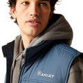 Ariat Men's Crius Insulated Vest in blue - Detail