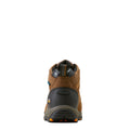 Ariat Men's DuraTerrain Waterproof Steel Toe in distressed brown leather - Heel