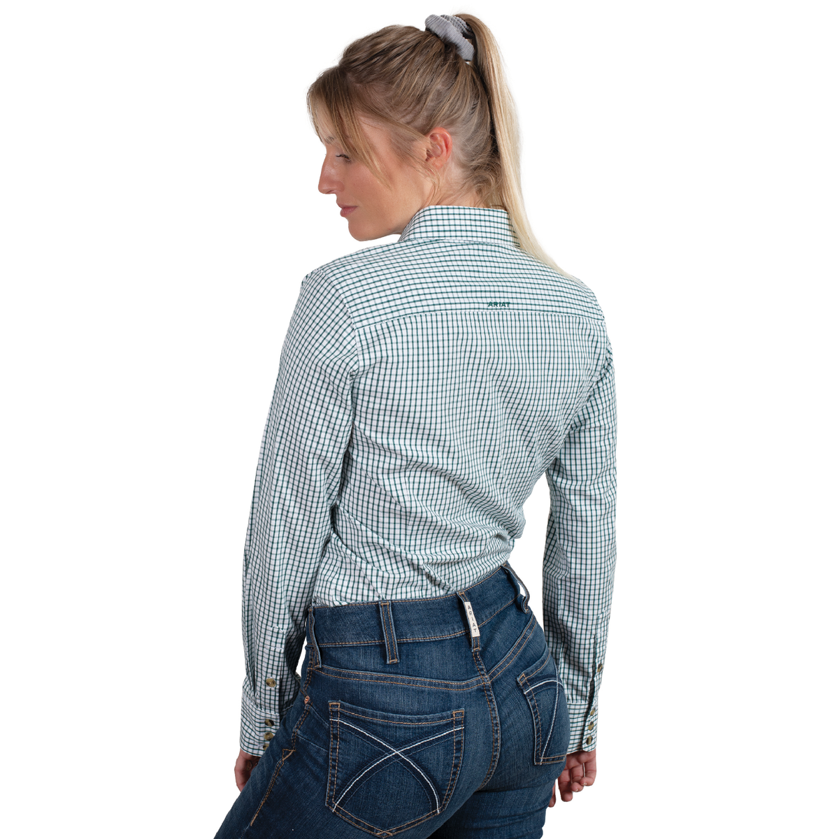 Robe longue ajustée avec manches ballon