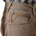 Ariat Men's M5 Straight Hansen Straight Jeans in brown denim - Detail