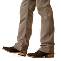 Ariat Men's M5 Straight Hansen Straight Jeans in brown denim - Detail