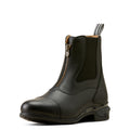 Ariat Men's Devon Zip Paddock Boots in black leather - Front