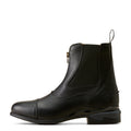 Ariat Men's Devon Zip Paddock Boots in black leather - Side