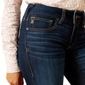 Mid Rise Romana Straight Jeans
