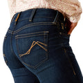 Mid Rise Romana Straight Jeans
