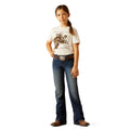 Ariat Kid's Ariana Boot Cut Jeans in Pacific Colour Full