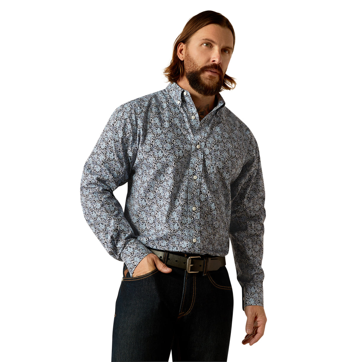 Wrinkle Free Link Classic Fit Shirt