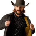Ariat Men's Grizzly Shirt Jacket in black - Detail
