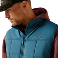 Ariat Men's Crius Insulated Vest in blue - Detail
