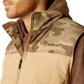 Ariat Men's Crius Insulated Vest in beige - Detail