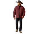 Ariat Men's Crius Insulated Jacket in Dark Red Full
