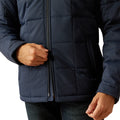 Ariat Men's Crius Insulated Jacket in Dark Blue Detail