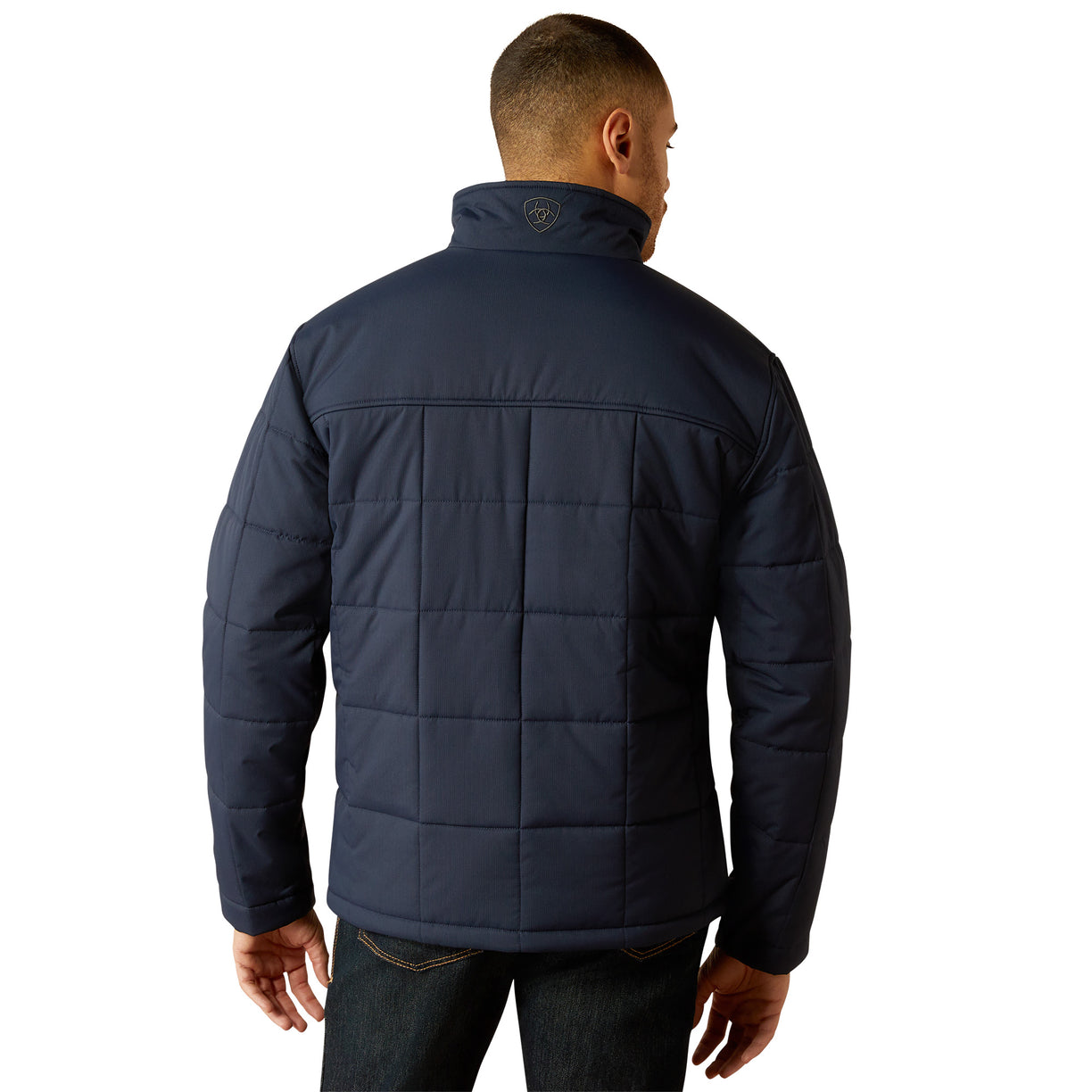 Ariat Men's Crius Insulated Jacket in Dark Blue Back
