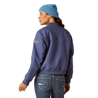 Rebar Stretch Canvas Bomber Jacket