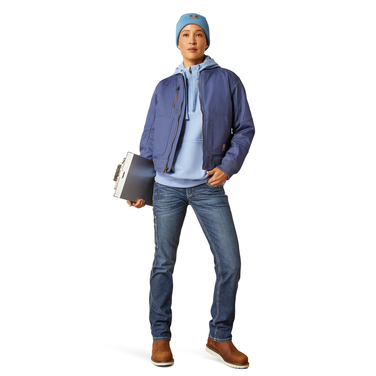 Rebar Stretch Canvas Bomber Jacket