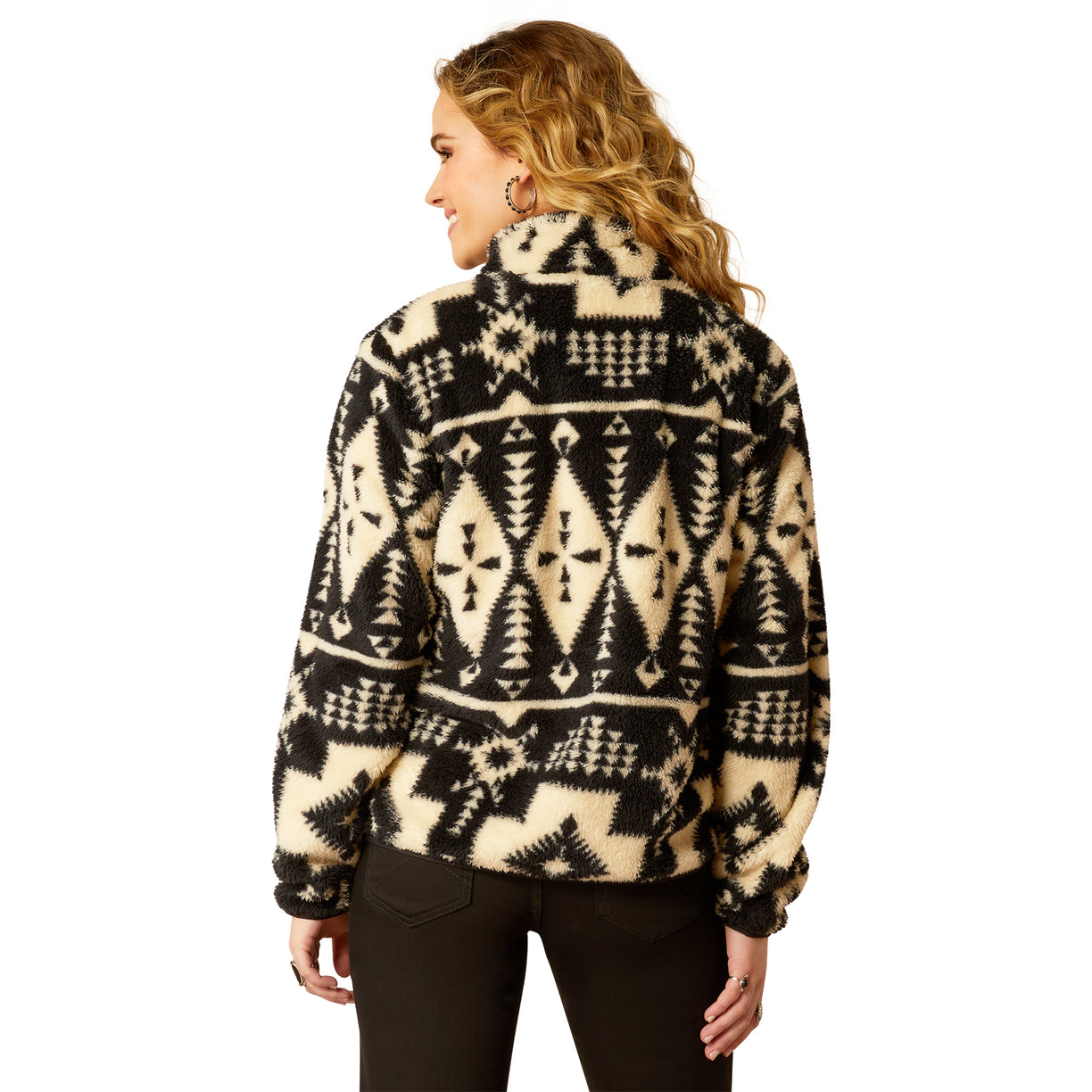 Berber Snap Front Sweatshirt