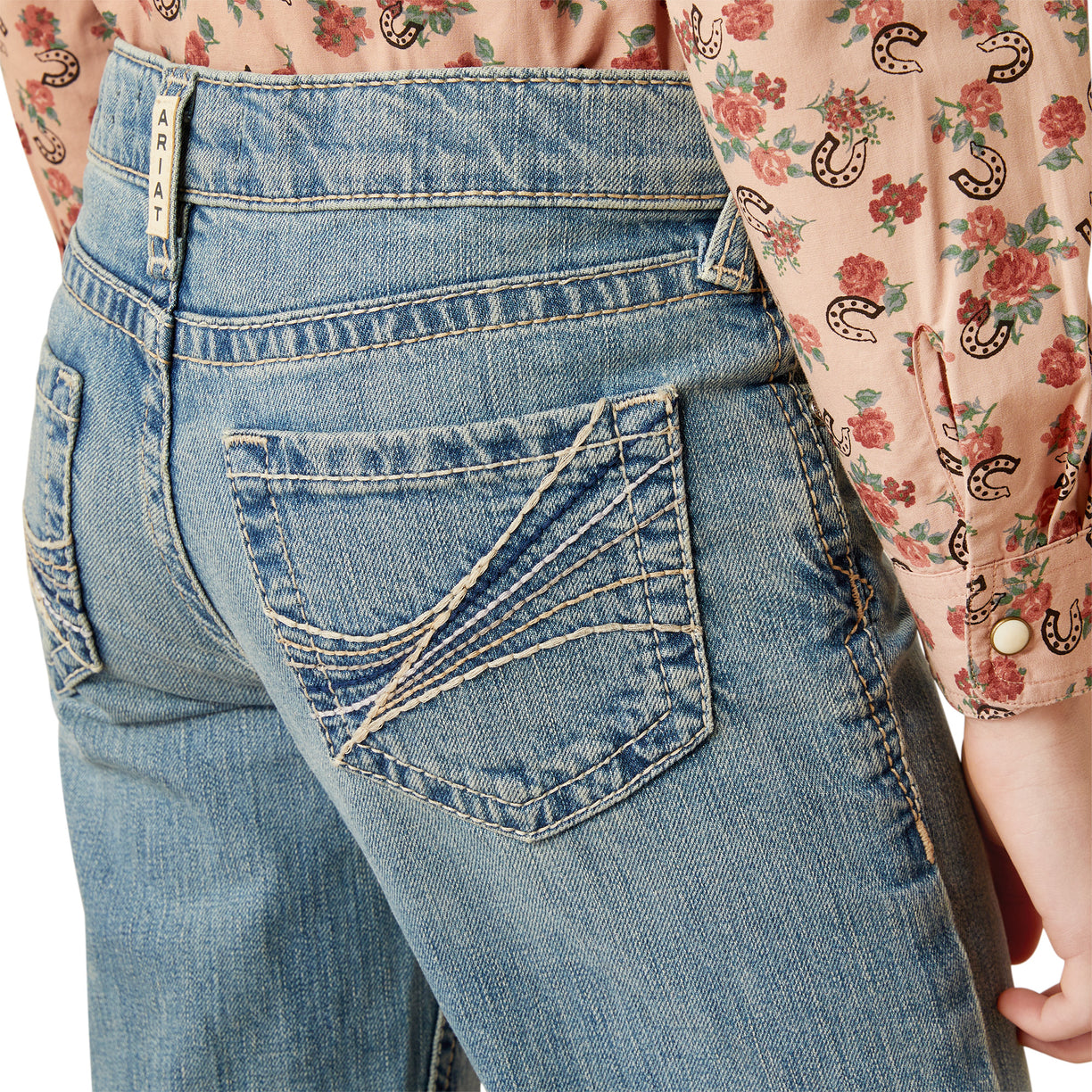 Ariat Kid's Amora Boot Cut Jeans in Colorado Colour