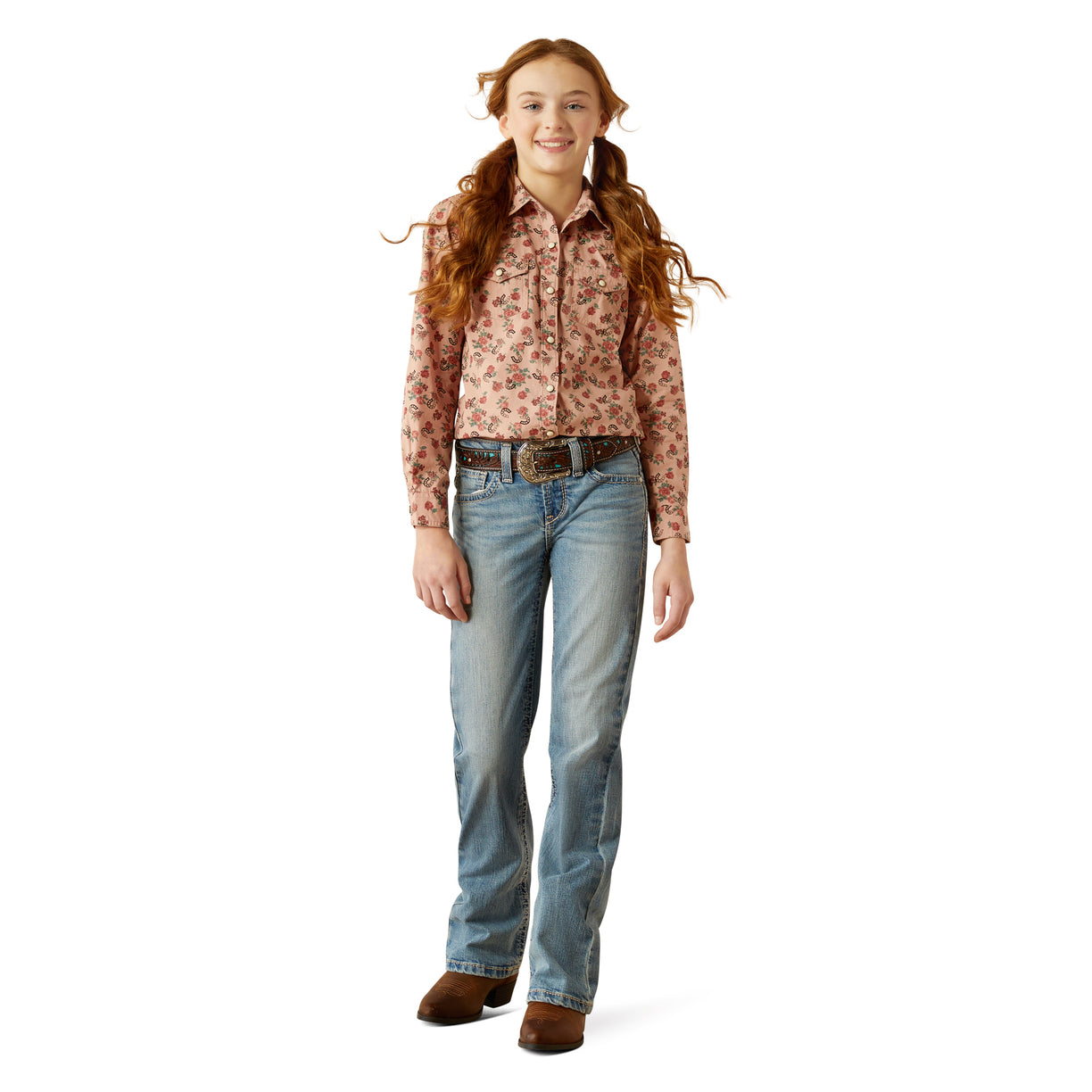 Ariat Kid's Amora Boot Cut Jeans in Colorado Colour