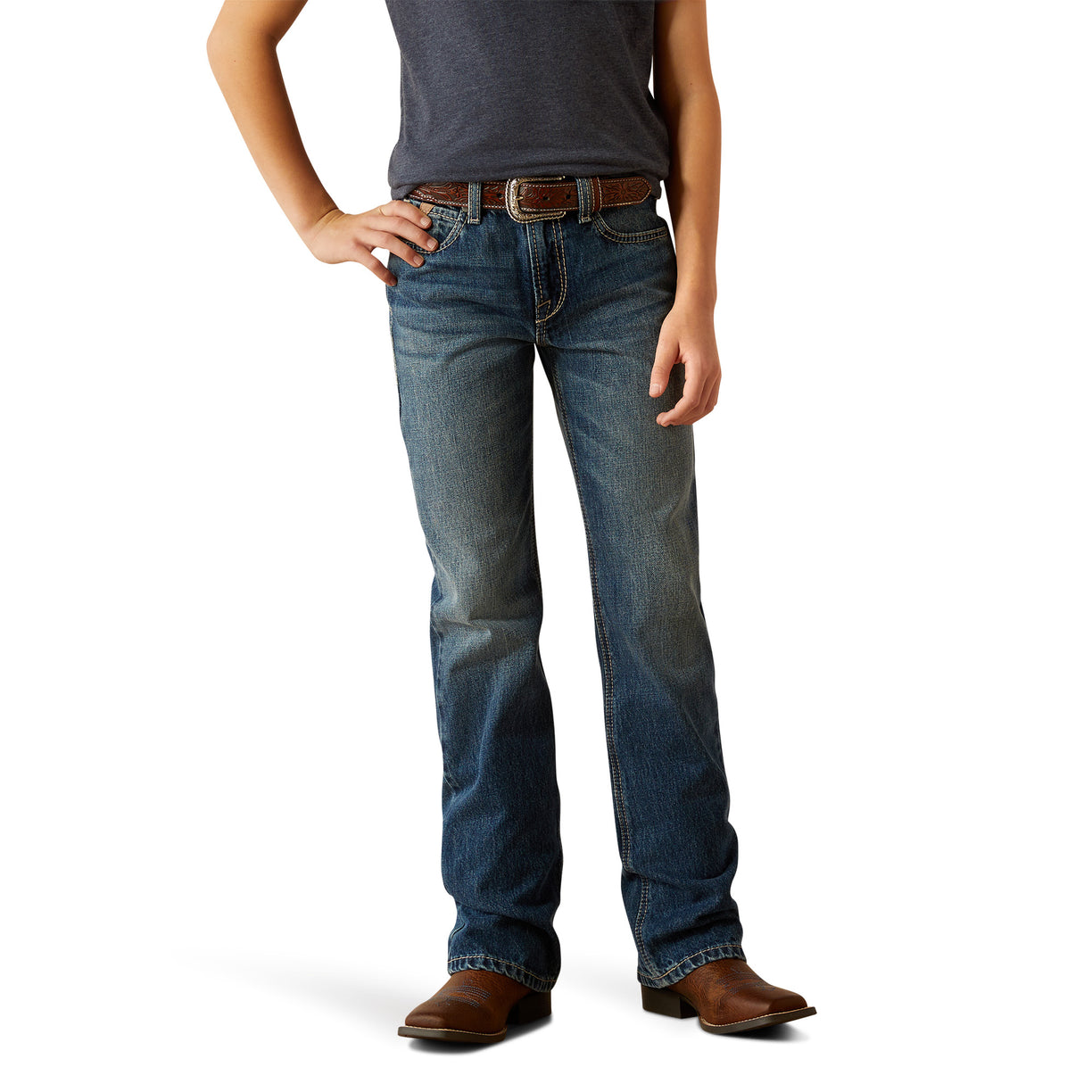 B4 Relaxed Kelvin Boot Cut Jeans