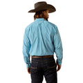 Ariat Men's Johnson Classic Fit Shirt in blue - Back