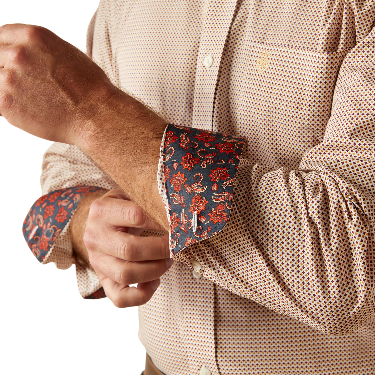 Wrinkle Free Ike Classic Fit Shirt