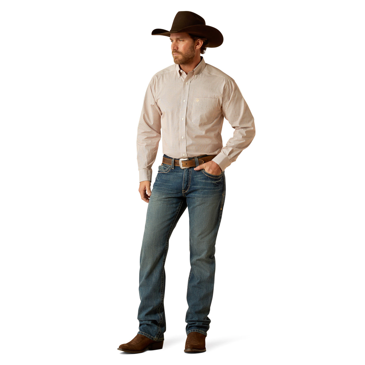 Wrinkle Free Ike Classic Fit Shirt