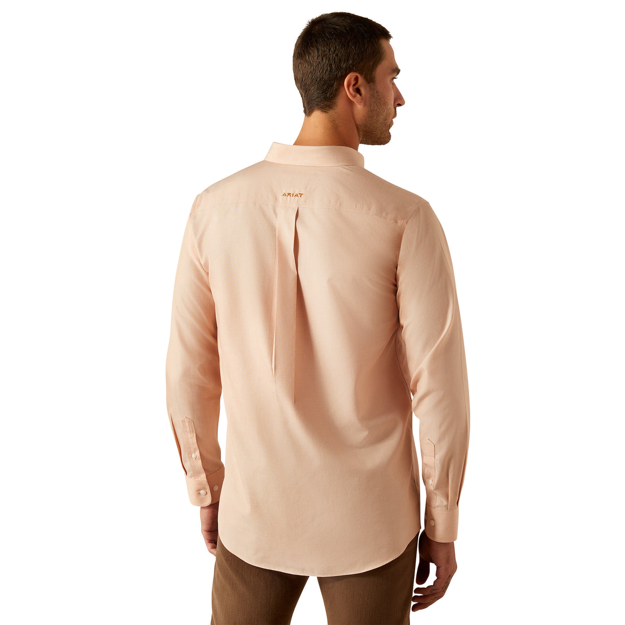 Wrinkle Free Solid Fitted Shirt