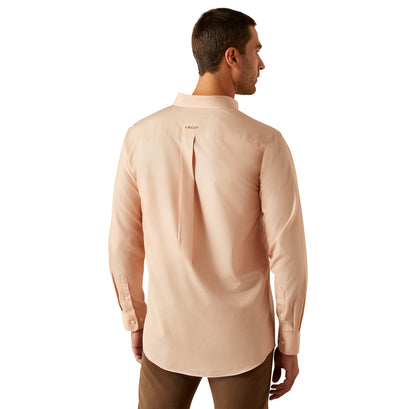 Wrinkle Free Solid Fitted Shirt